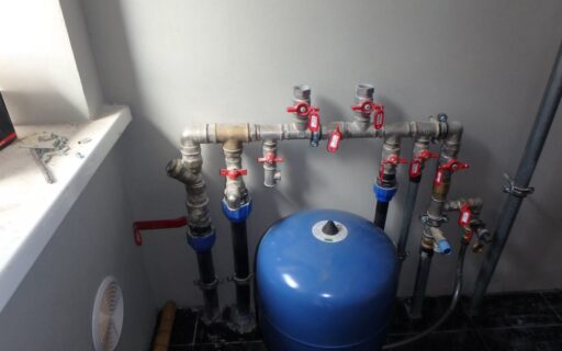 Перепланировка развязки воды в квартире в Полтаве