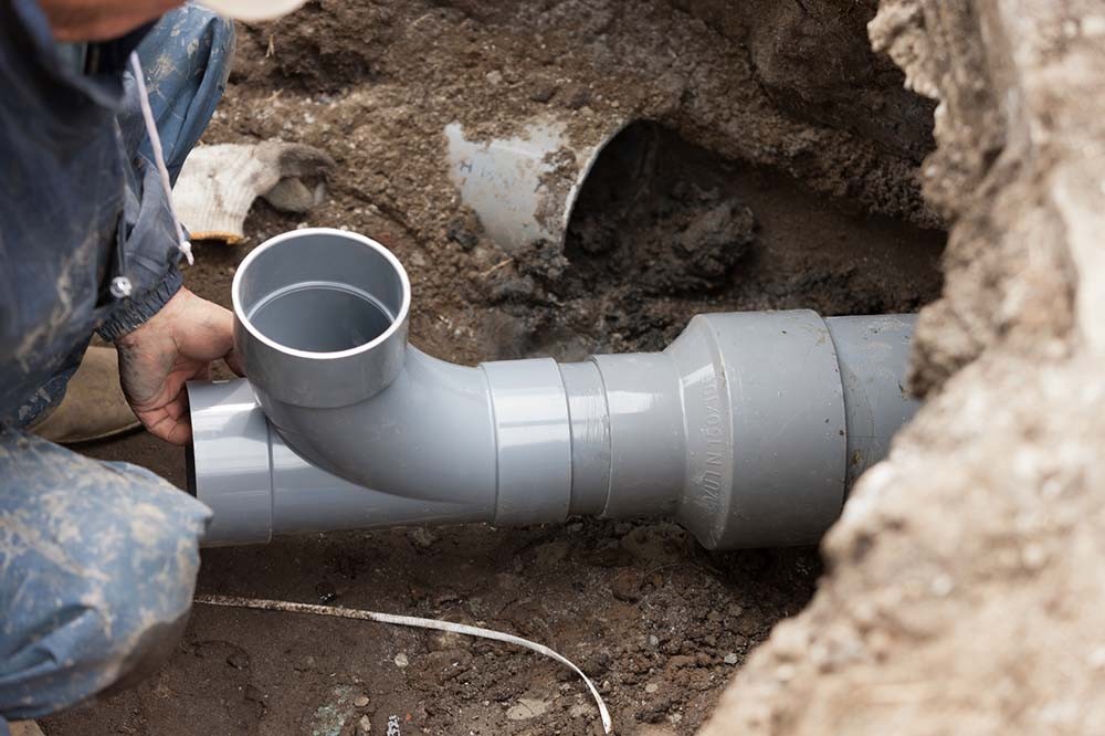Замена канализационных труб в частном доме в Полтаве